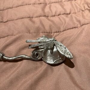 Silver Dragonfly Candle Snuffer